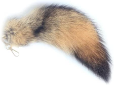 Chunxiao Fluffy Fox Tail Fur Cosplay Toy Cyote Prairie Wolf Tail