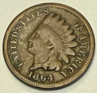 1864 Philadelphia Mint Indian Head Cent