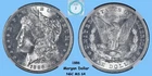 1886 Morgan Dollar NGC MS 64 - Near Gem Frosty n White!!!