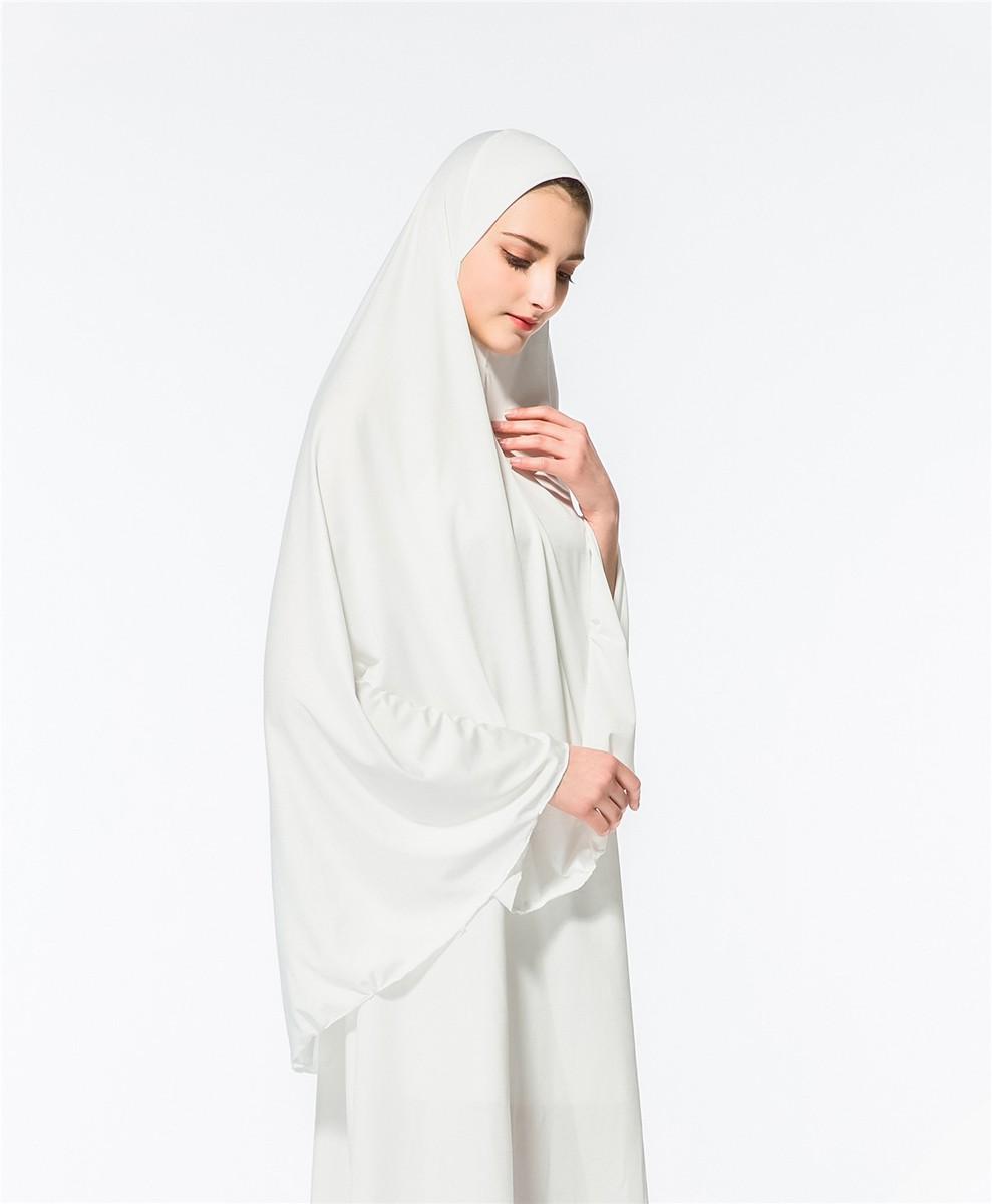 Muslim Women Prayer Dress Long Scarf Hijab Dress Islamic Large Overhead  Clothes | eBay