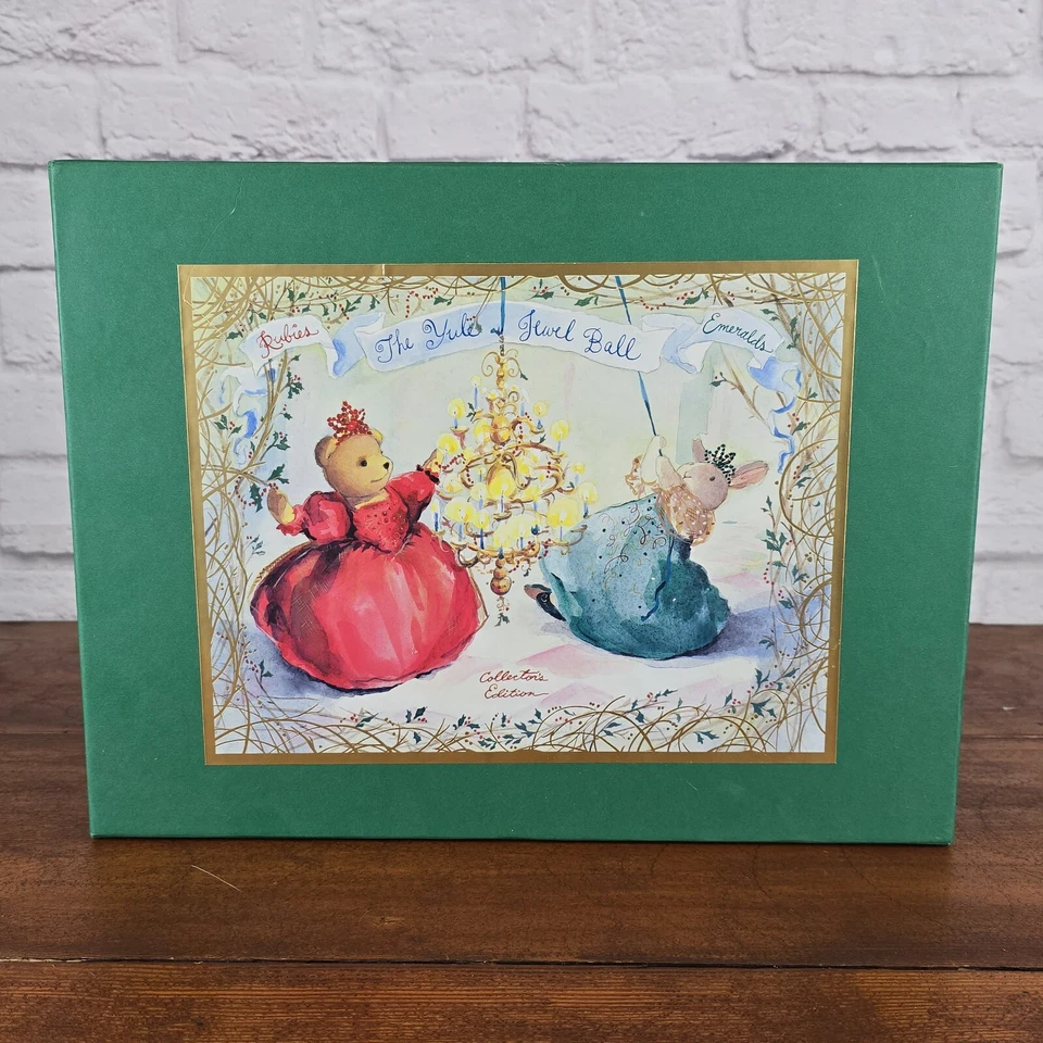Muffy VanderBear Yule Jewel Ball Rubies & Emeralds Signed 2001 Limited Edition - Image 2 of 4