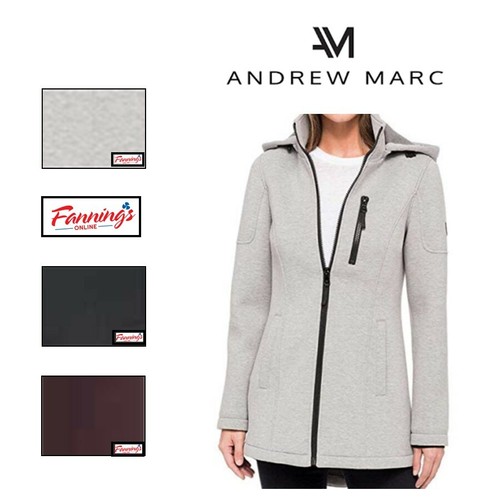Full Zip Hooded Knit Scuba Jacket 