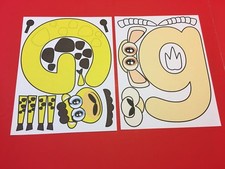 Gg- Alphabet Art Set of 20 - Art Activities For Classroom - Paper Craft Art