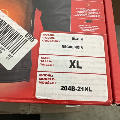 Milwaukee Tool M12 Heated TOUGHSHELL Black Jacket Kit Includes Battery - X Large - Picture 2 of 6