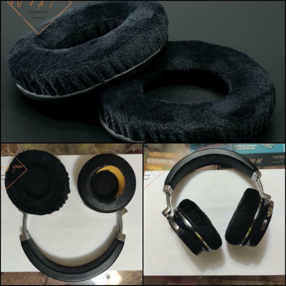 Thick Velour Velvet Ear Pads Cushion For Bluedio T4 Bluedio T4S