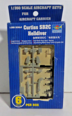 Curtiss SB2C Helldiver 1/350 scale Trumpeter 06211 vintage 6 models