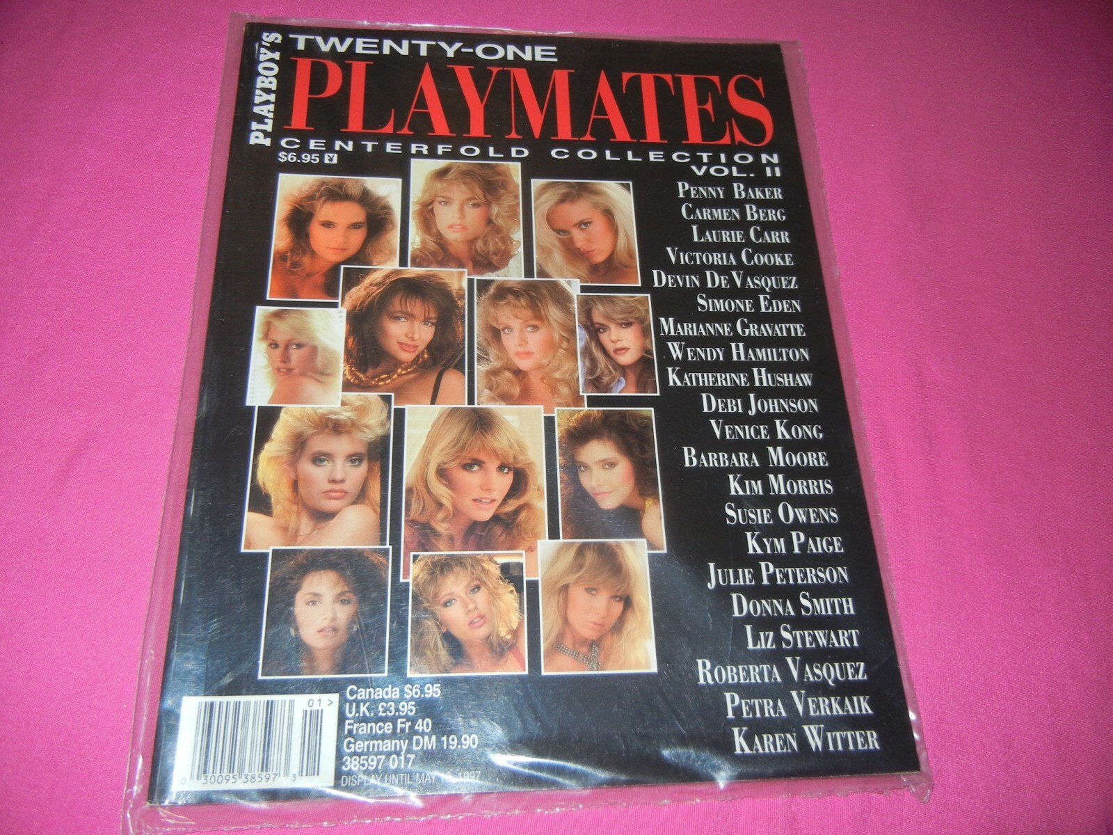 Playboy's Magazine Twenty-One Playmates Centerfold Collection 1997