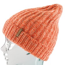 Bonfire ELLIS Womens Wool Blend Cuffed/Slouchy Beanie Apricot NEW