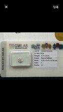 diamante naturale certificato,taglio Brillante.                   Carati O,72