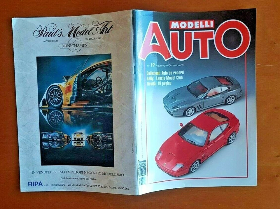 MODELLI AUTO ANNO 1996 N° 19 - LANCIA - GIULIETTA SPRINT - DODGE VIPER LE MANS - Immagine 2 di 4