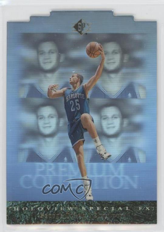 1995 SP Premium Collection Holoview Die-Cut Special FX George Zidek #4 Rookie RC