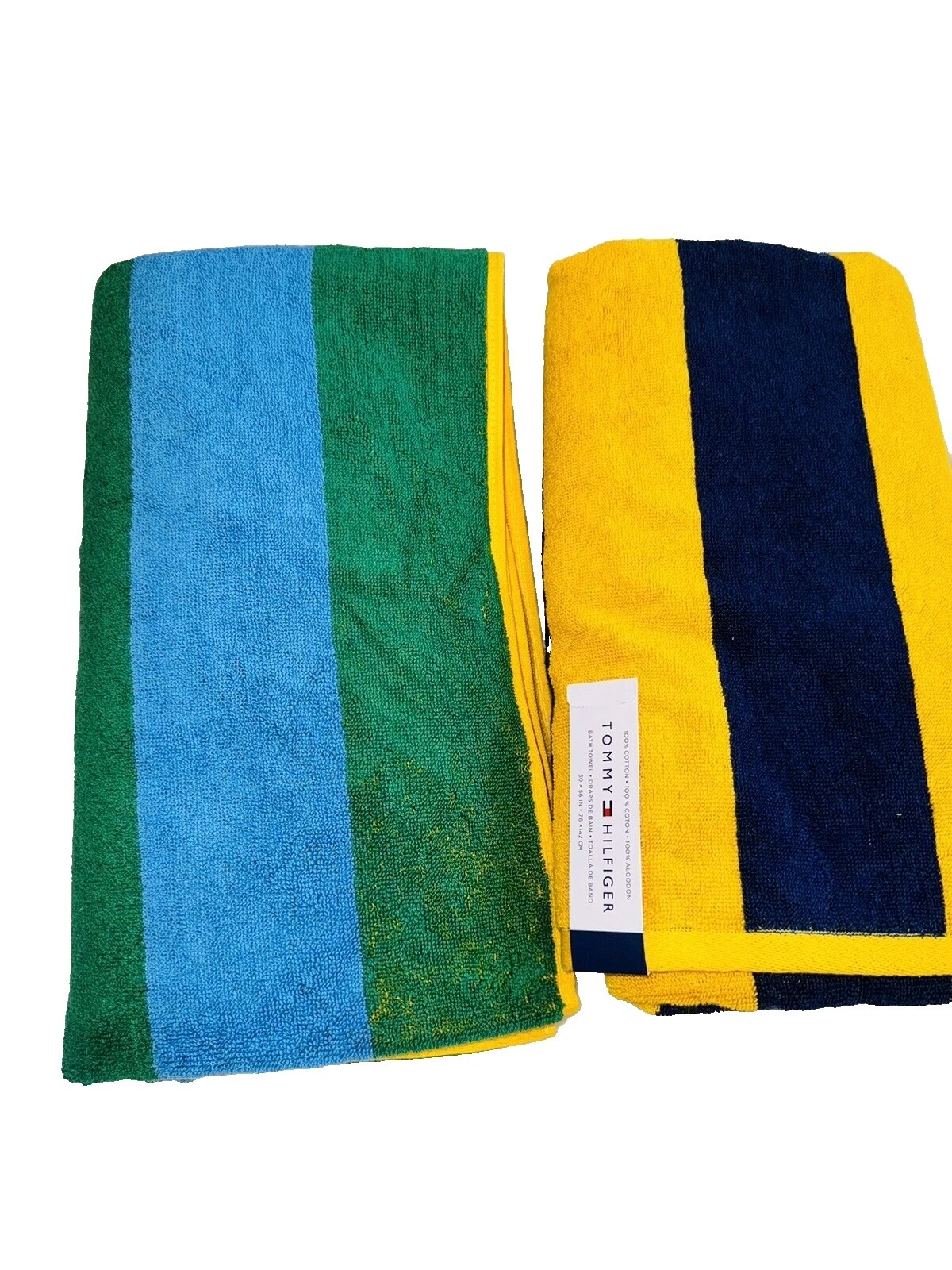 Tommy Hilfiger Multicolor 100% algodón toallas y mantillas de Baño