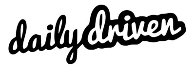 daily driven Design 2 Aufkleber Sticker KFZ Auto