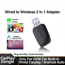 Wireless CarPlay Android Auto Adapter Smart Mini Box Plug And Play WiFi