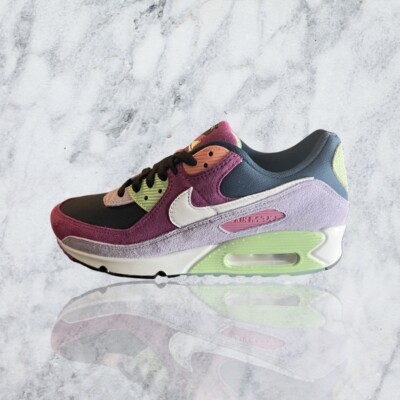 Nike Air Max 90 NRG Shoes Light Bordeaux Armory Navy DM0035