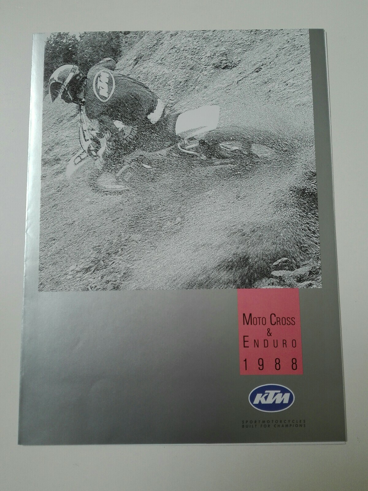 KTM catalogue 1988 pour restaurer et certifier votre moto