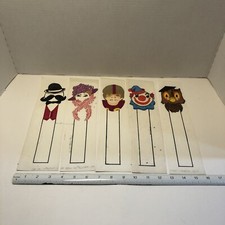 5 Finished Artex  Painted Pellon 10 x 2.5 Owl...