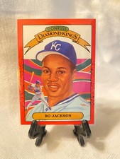 RARE 1989 Donruss BO JACKSON Diamond Kings #1 Multiple White Dot Print Error EX