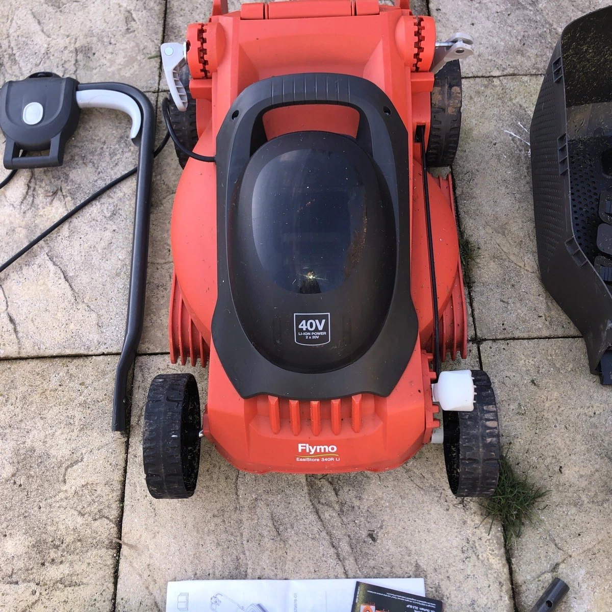 Flymo easistore 340r li hot sale