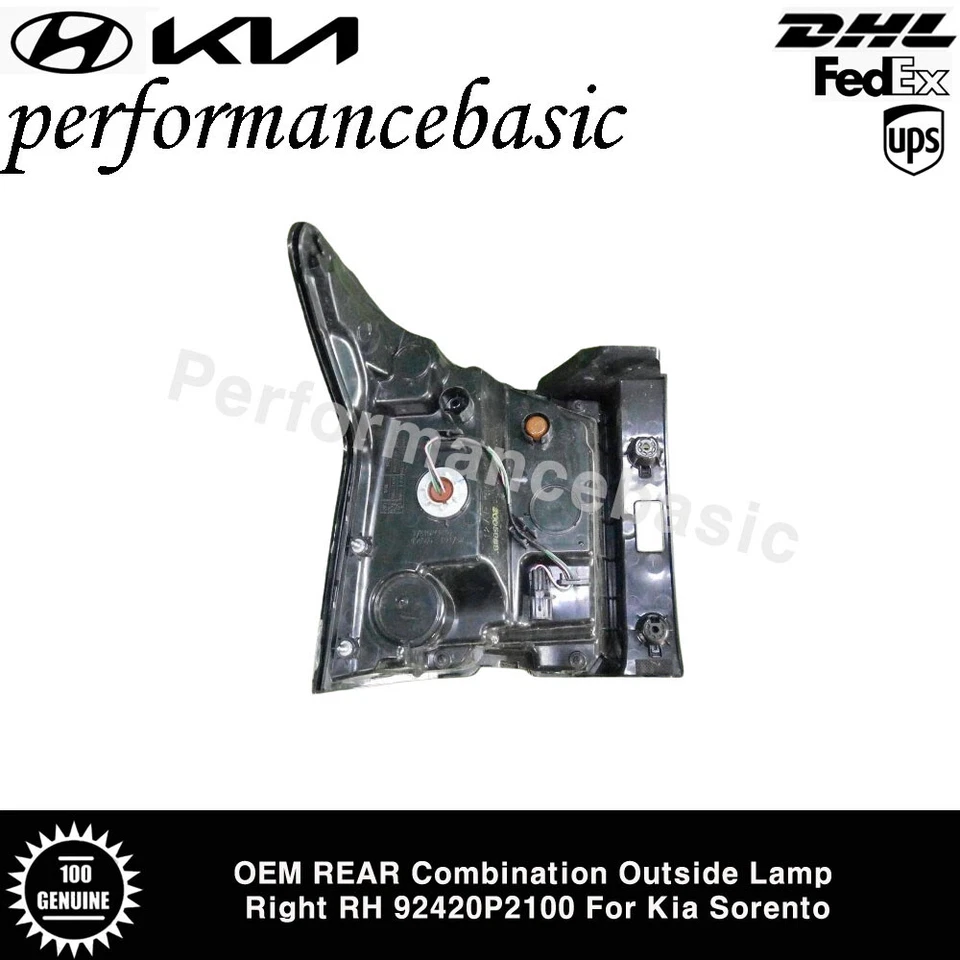 OEM REAR Combination Outside Lamp Right RH 92420P2100 For Kia Sorento - Изображение 2 из 3