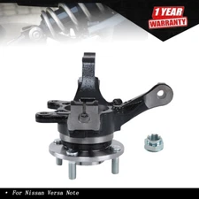 Front Steering Knuckle & Wheel Bearing Hub Assembly Driver For Nissan Versa Note