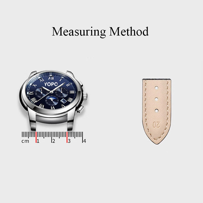 Catena Di Orologio In Acciaio Inossidabile Realizzato Con Fibbia Fibbia Per ☆ - Immagine 3 di 4