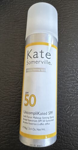 Kate Somerville Makeup Setting Spray SPF 50 Uncomplikated 3.4oz Exp 7/25