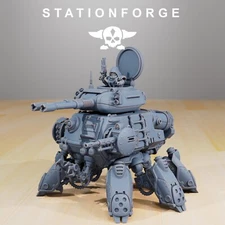 Scavenger Tank Crawler, Tech Adepts, Mech Division, Stationforge LEGS ONLY