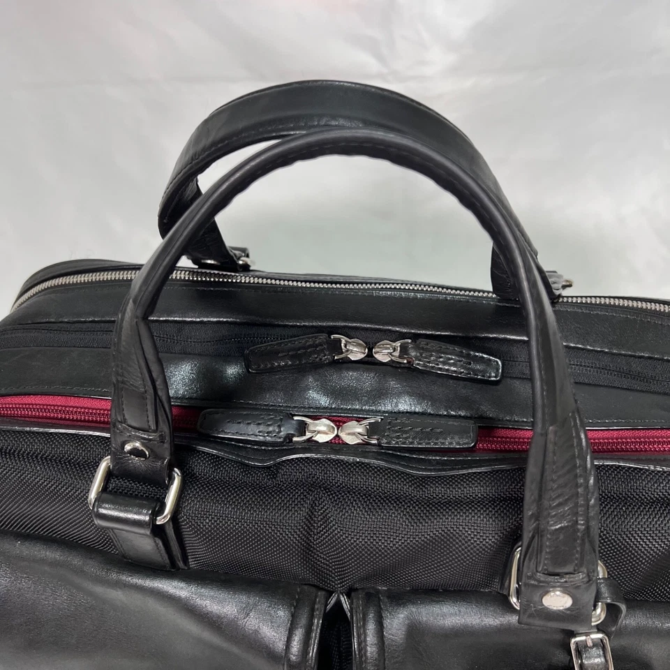TUMI 29256D BEDFORD T-Pass Carlton Briefcase black leather - Image 2 of 4