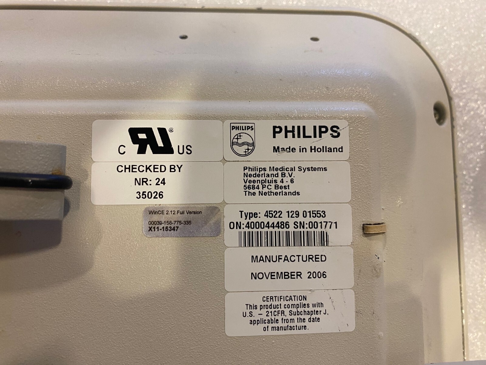 Touch screen module 452212901553 , 989600180881 for Philips Allura 