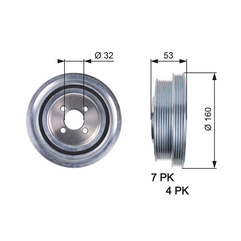 GATES TORSIONAL VIBRATION DAMPER - TVD1079 - Image 13
