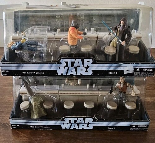 Mos Eisley Cantina Scene 1 & 2 SET STAR WARS Original Trilogy Collection MIB