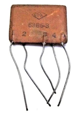 Centralab CRL PC Admiral 63B6-3 Couplate PEC Bulplate Coupler 5 Pin Vintage 