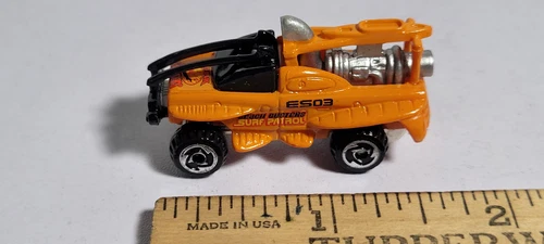 XS-IVE Orange 1 Surf Patrol Hot Wheels Planet Micro Mini Machines Rare Vintage