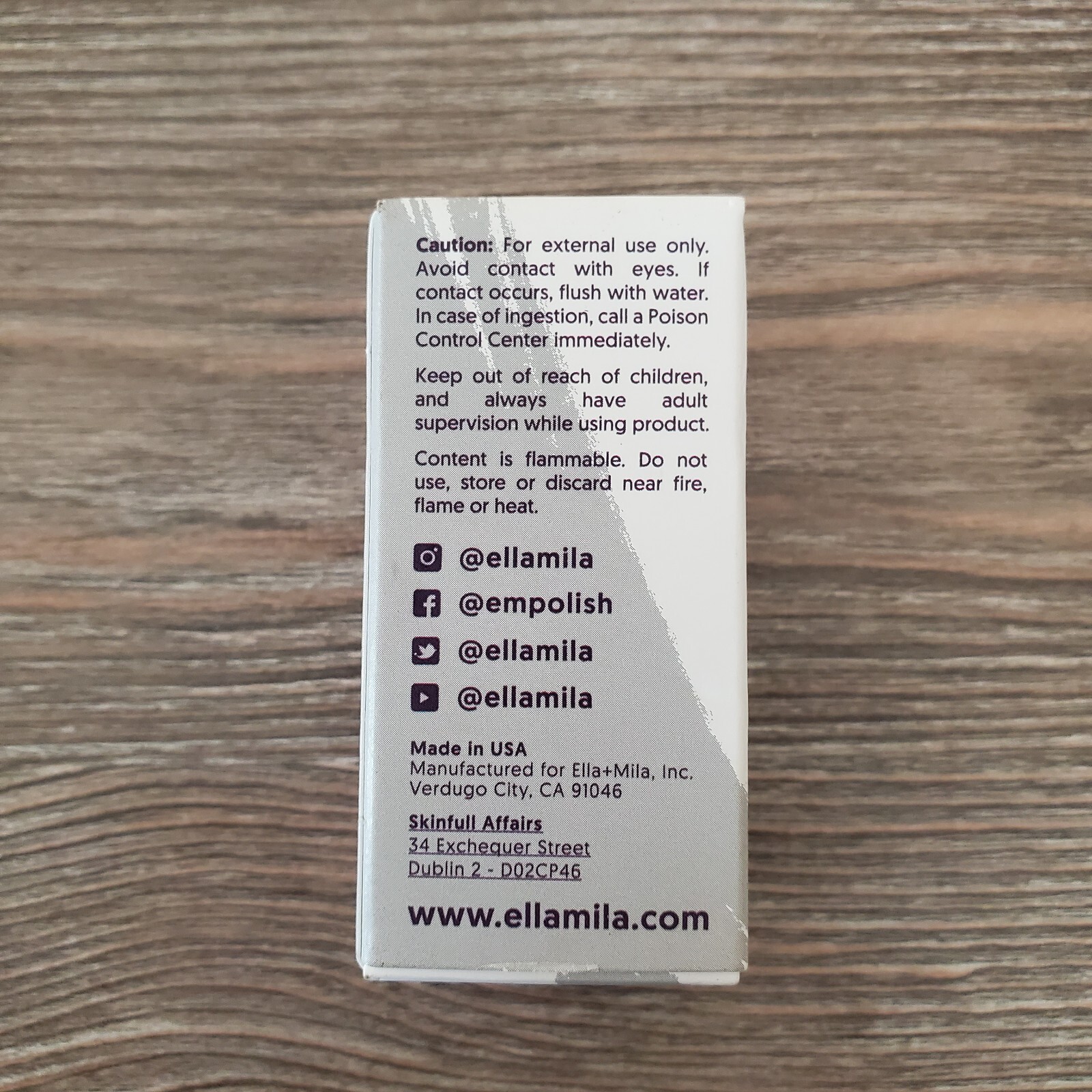 Nail Polish Thinner Ella + Mila .45 fl oz eBay