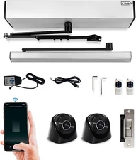 Automatic Smart Touchless AI Motion Sensor Open Door Opener with Electric Strike