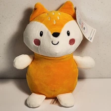 Animal Adventure Orange White Fox Plush 2020 Soft Squishy NWT