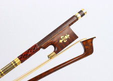 Advance 4/4 Violin bow Snakewood Letter wood Strong Light Natural Bow hair