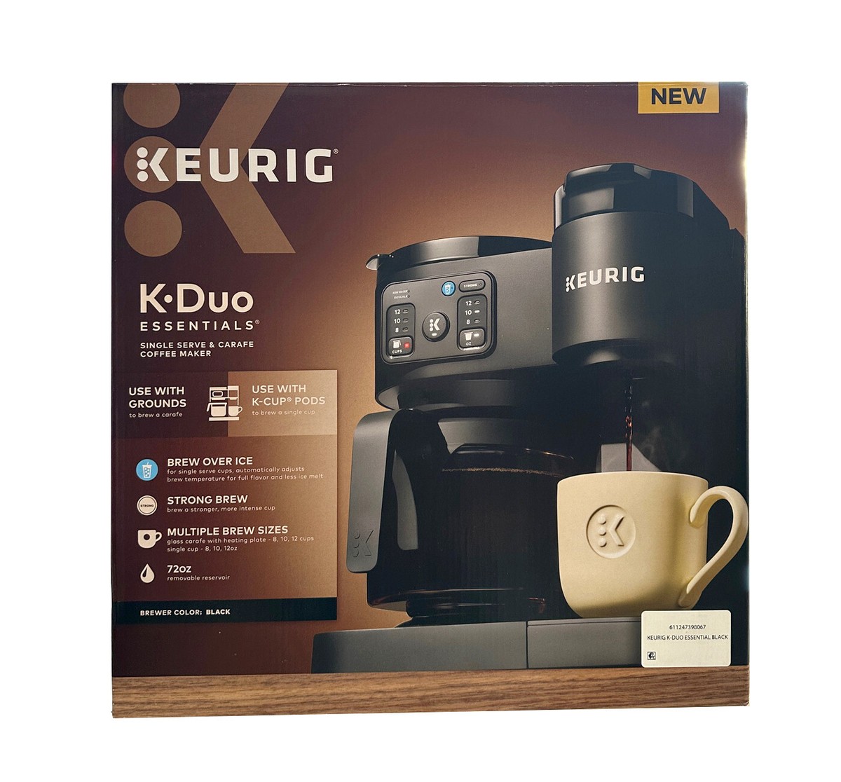 K Duo Essentials K Cups For Carafe Keurig K-Duo Essentials Hot