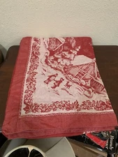 Noble Excellence Twas The Night Before Christmas Tablecloth 70 x 90" Cotton