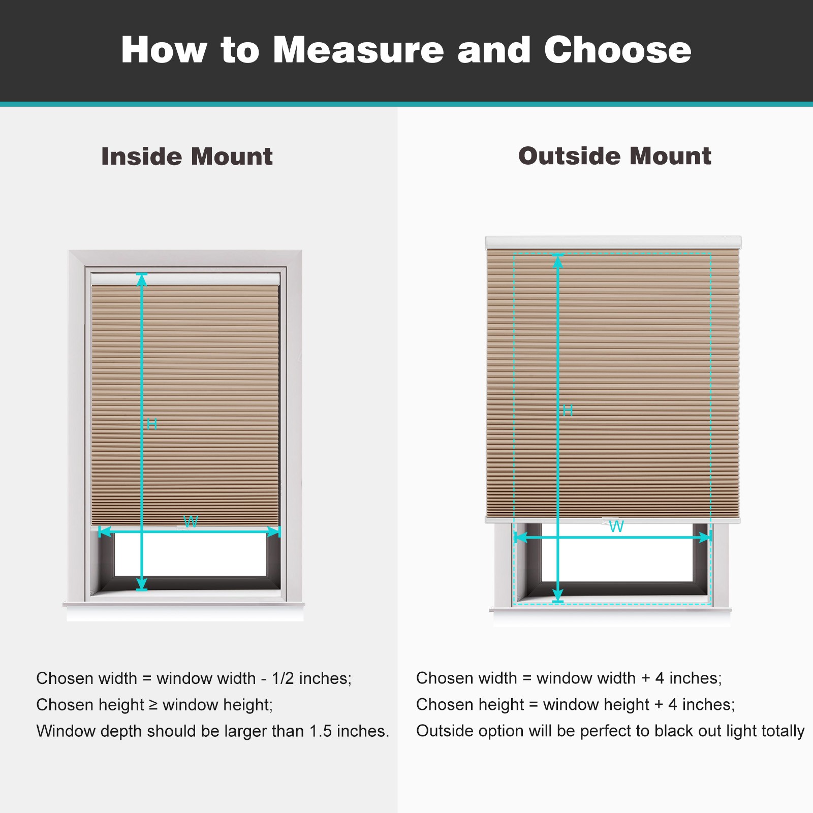 Blackout Home Decorators Cordless Cellular Shade Honeycomb W