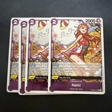 4x - Nami PRB02-012 Premium Booster -The Best- Vol. 2 Rare Foil 