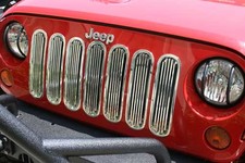 Kühlergrilleinsätze Chrom Frontgrill Einsatz Jeep Wrangler JK