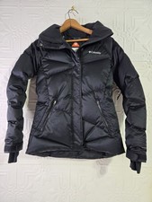 Columbia Women  s Lay D Down V Jacket Black Thermal Reflect Omni-Heat Size Small