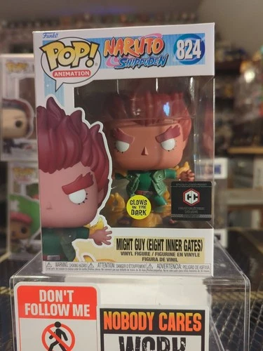 Funko Pop! : Naruto - Might Guy (Eight Inner Gates) #824 GITD Chalice Exclusive