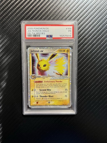 Jolteon ex graded PSA 1 for sale on eBay
