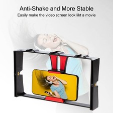 Phone Video Camera Cage ABS Portable Handheld Smartphone Video Stabilizer Rig