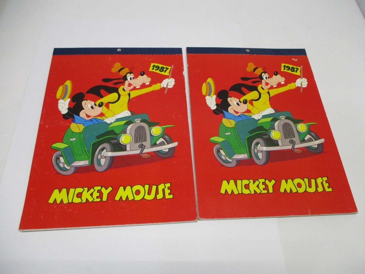 1987 German Disney (1) Calendar MICKEY MOUSE Brer Rabbit UNCLE