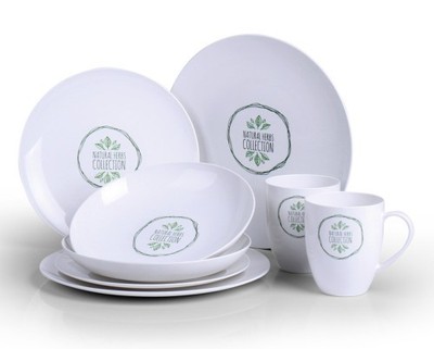 CAMP 4 PLA Geschirr-Set NATURE 8-tlg.,für 2 Personen