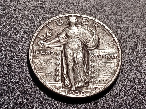 Nice AU 1930-P Standing Liberty Quarter